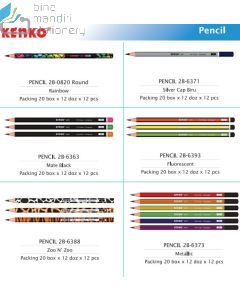 Katalog stationery Kenko Pencil 2B-0820 dan gambarnya